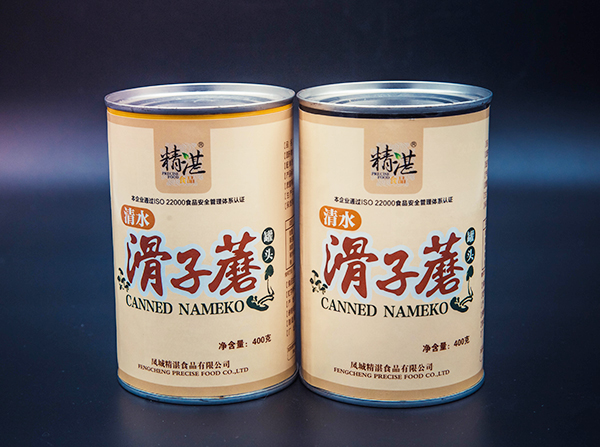 滑子蘑罐頭